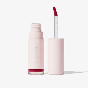 Glossier Jet Red Lip Suit Crème NIB